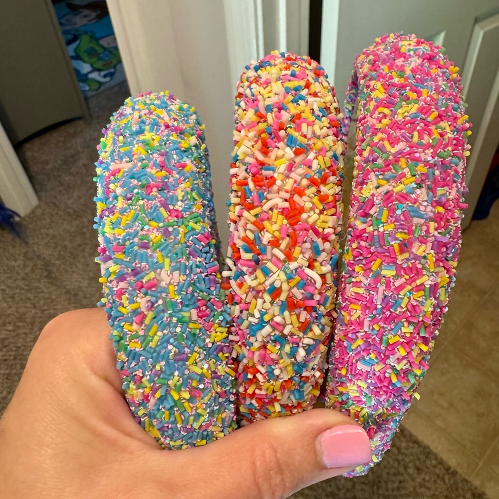 Colorful Sprinkle-Covered headbands